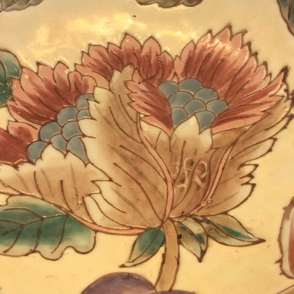 Vintage Enameled Bowl Andrea by Sadek Decorative Bowl - Picture 4 of 14